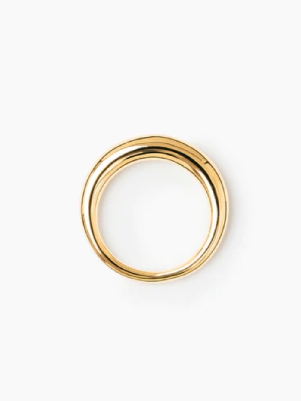 The Olga Bracelet — Polished Gold Cuff